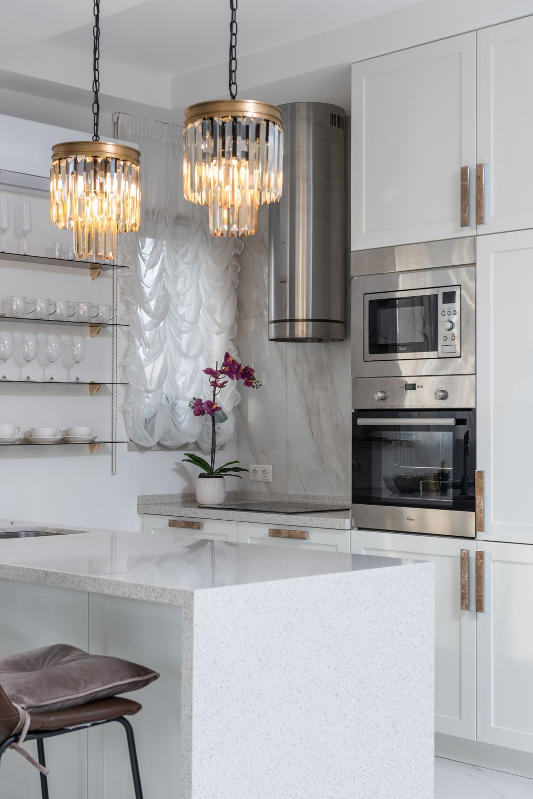 Sparkling clean modern kitchen